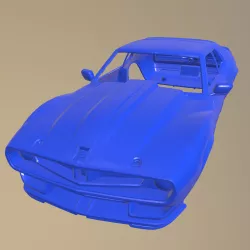 amc ringbrothers javelin defiant 1972 printable car body
