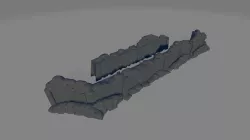 Angry Spaceguards Modular Barricades Set