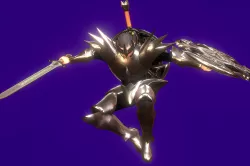 Animated Low Poly Dark Knight