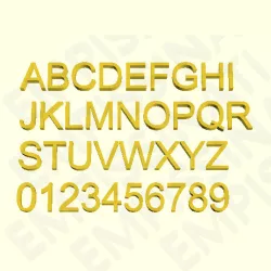 ARIAL - 3D LETTERS, NUMBERS AND SYMBOLS