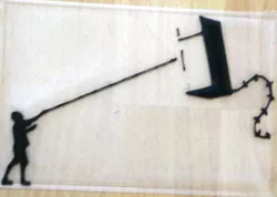 banksy Fridge as kite
