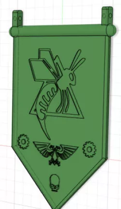 Banner Titan 40k Legio Ignatum Fire Wasps