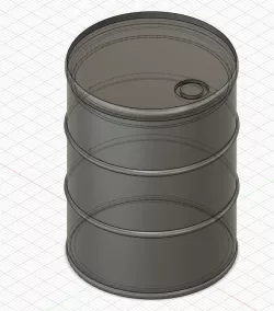 Barrel with lid