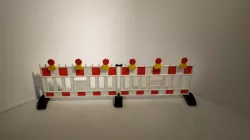 Barrier fence scale 1/10 garage crawler
