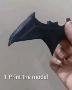 Batarang magnetic holder