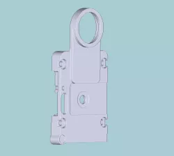 Billet Box Rev4 Inner control panel and fire button plate 3D print model