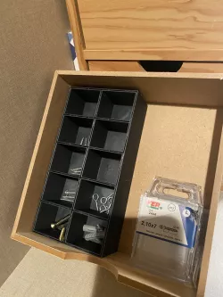 Box for screws