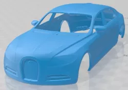 Bugatti Galibier 2009 Printable Body Car
