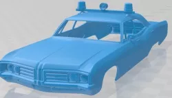 Buick Wildcat Police 1968 Printable Body Car