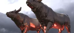 Bull sculpture 2 designs