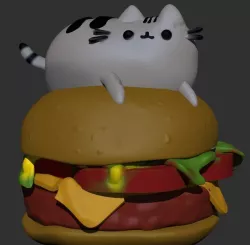 Burger Pusheen