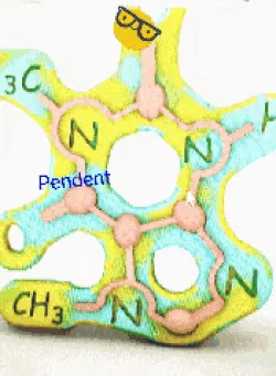 Caffeine molecule