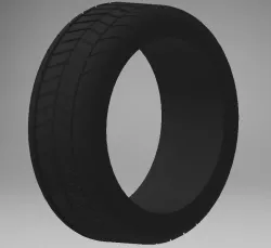 Car tyre without support