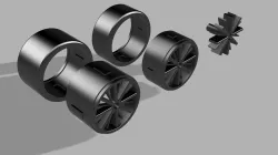Car Wheels 5,4cm diameter