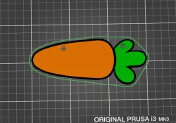 CARROT RABBIT HANGER