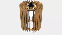 CEILING LIGHT LAMP 3D PRINT AND LASER CUT FILES MODEL 1