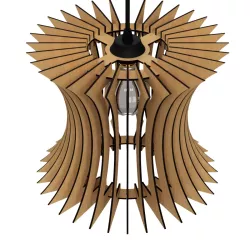 CEILING LIGHT LAMP 3D PRINT AND LASER CUT FILES MODEL 10