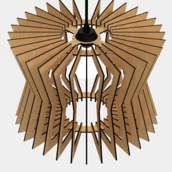CEILING LIGHT LAMP 3D PRINT AND LASER CUT FILES MODEL 8