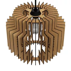 CEILING LIGHT LAMP 3D PRINT AND LASER CUT FILES MODEL 9