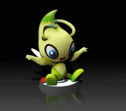 Celebi - FAN ART - POKÉMON FIGURINE - 3D PRINT MODEL