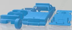 Chevrolet Caprice Sheriff 1978 Police Printable Car