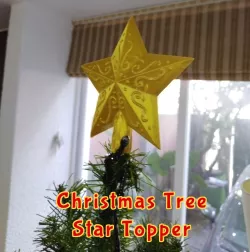 Christmas tree star topper