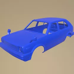 CIVIC MK2 1979 PRINTABLE CAR BODY