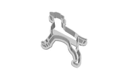 cookie cutter Hunter dog or gundog icon black color icon stock illustration Bloodhound, Icon, Animal, Beagle, Black Color