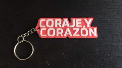 Courage and Courage Key Chain