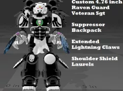 Custom 4.76 inch Raven Guard Veteran Sgt