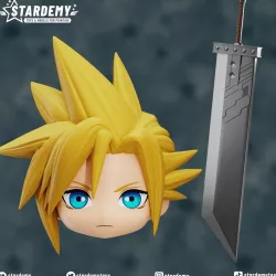 Custom Hair Nendoroid Chibi Final Fantasy VII Cloud Stardemy