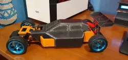 Custom RC Car with 1/10 Adaptable Chassis Remix