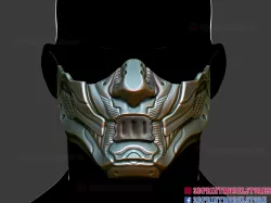 Cyberpunk Mask - Japanese Kitsune Cosplay