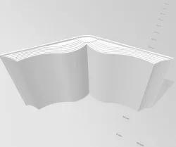 design book with structured or plain cover