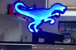 Dinosaur lamp