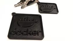Docker keychain (2 models)