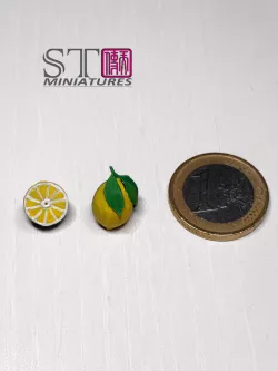 Doll house diorama lemons