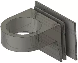 Dollar Tree Solar LED Light Mount