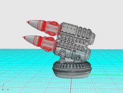 Double Missile Launcher For Dominator Knights