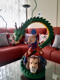 DragonBall Goku, Shenlong and Ozaaru