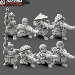Dwarf Female Samurai Arquebus