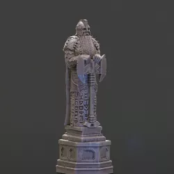 Dwarf King Statue