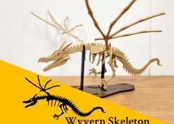 [Fantasy Puzzle] Wyvern Skeleton