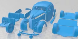 Fiat 1100 B 1949 Printable Car
