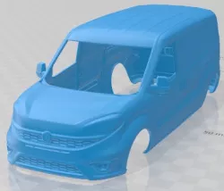 Fiat Doblo Maxi Combi 263 2015 Printable Body Van