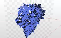 Floral Artistic Lion