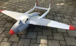 Flyable RC-Vampire DH100 1.8m