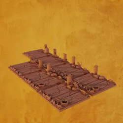 Frozen Docks bases and trays Expanded for Conquest