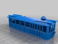 GANZ 1903 steam TT scale adaptation + motorization