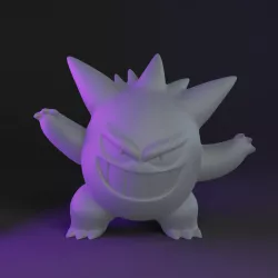 Gengar Boooh Time 3D print model